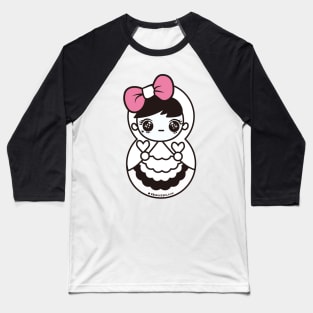 russian matryoshka , cute kawaii doll art Baseball T-Shirt